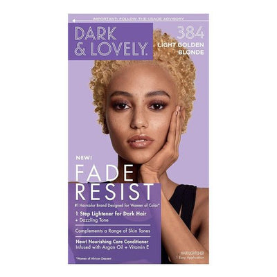 DARK & LOVELY Fade Resist Kit Coloration Cheveux 384 - BLOND DORÉ CLAIR