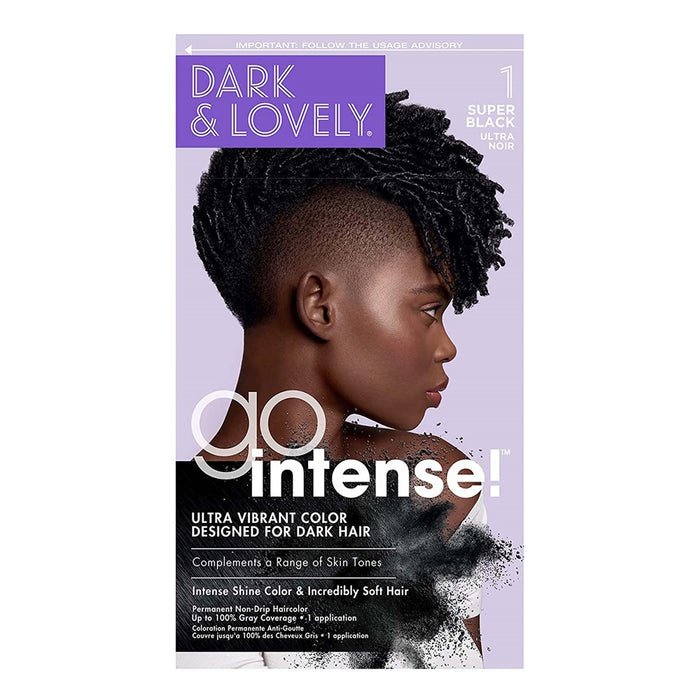 DARK & LOVELY GO INTENSE - 1 SUPER BLACK