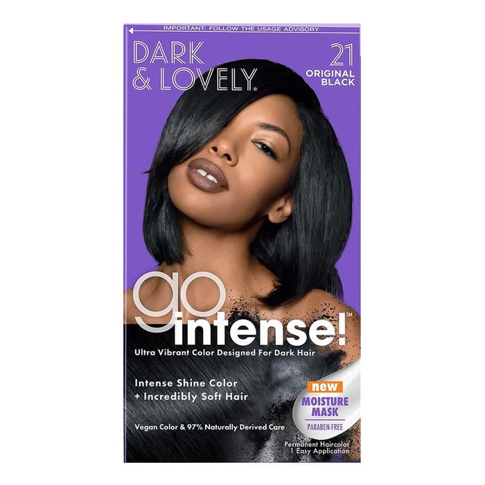 DARK & LOVELY Go Intense Coloration Cheveux 21 NOIR ORIGINAL