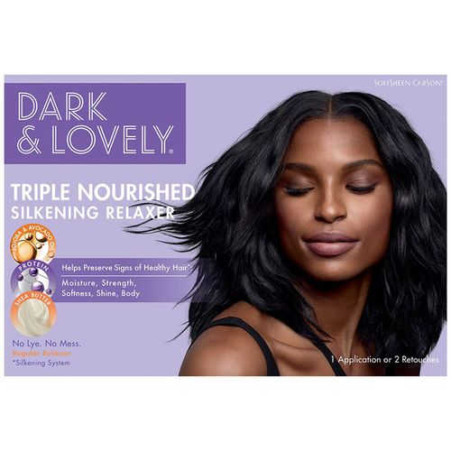DARK & LOVELY TRIPLE NOURISHED SILKENING RELAXER REGULAR — Beautylicious Canada