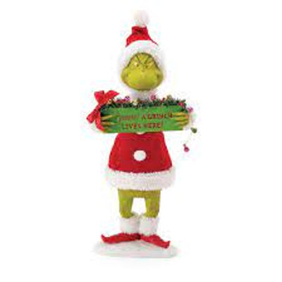 Figurine « Attention » Dept 56 Grinch