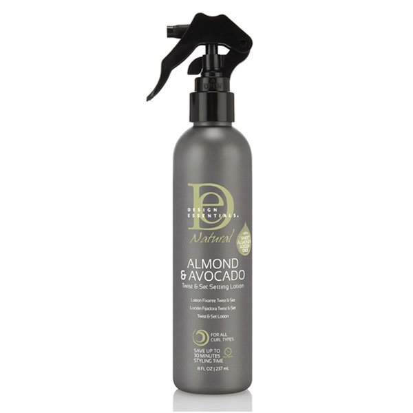DESIGN ESSENTIALS ALMOND & AVOCADO Twist & Set Setting Lotion 8oz