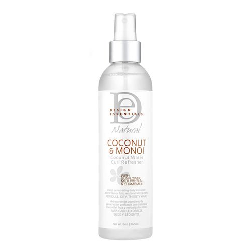 DESIGN ESSENTIALS Coconut & Monoi Coconut Water Curl Refresher 8OZ