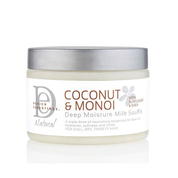 DESIGN ESSENTIALS COCONUT & MONOI MOIST MILK SOUFFLE 12OZ