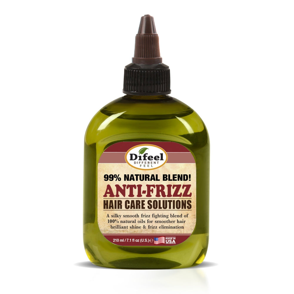 DIFEEL Solutions capillaires 99 % naturelles – Huile capillaire anti-frisottis 210 ml