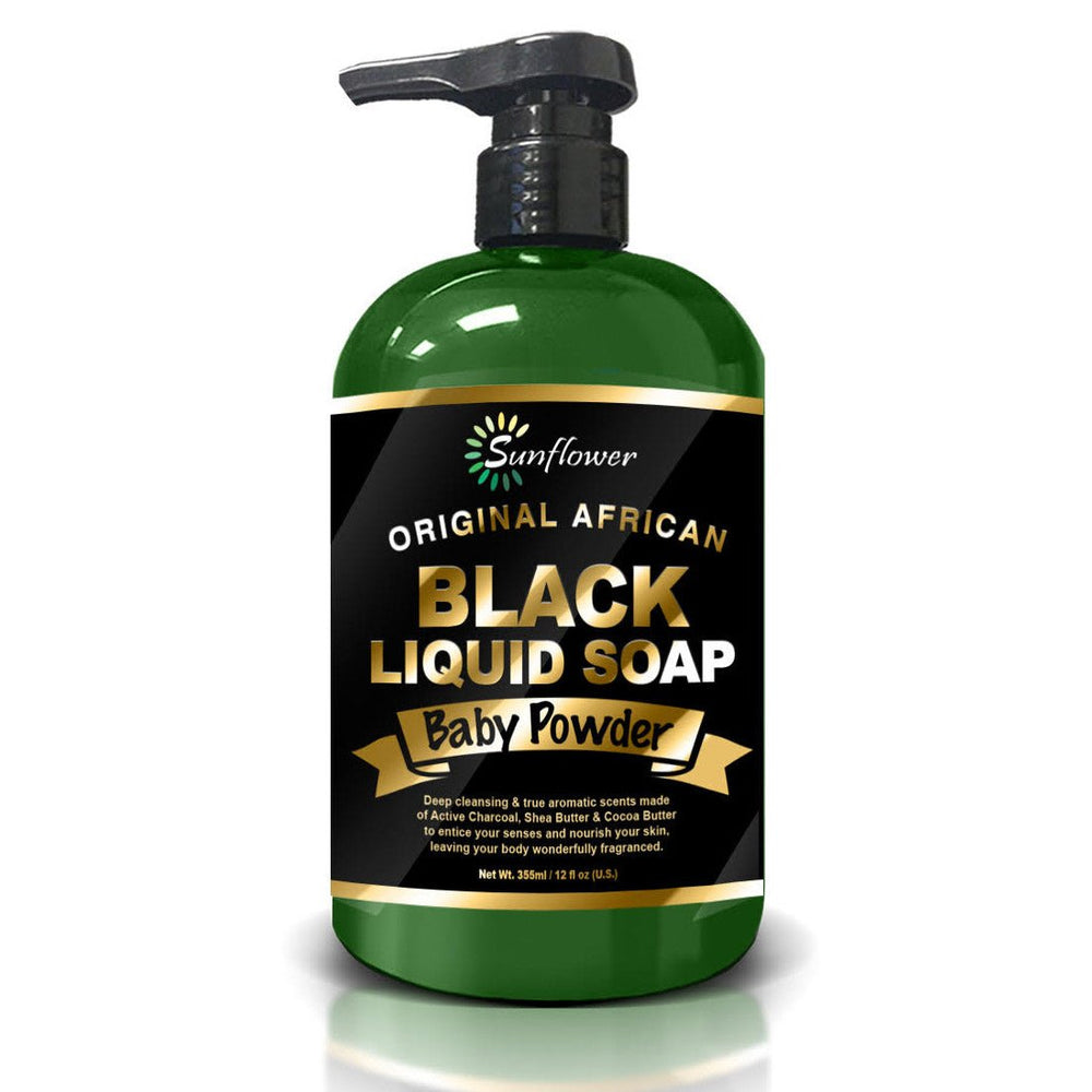 Savon Noir Liquide DIFEEL - Poudre pour bébé 355 ml
