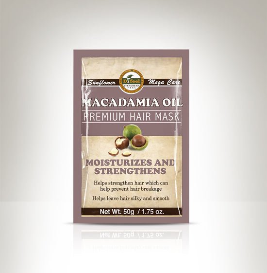 DIFEEL Premium Deep Conditioning Hair Mask - Macadamia Oil 1.75 oz.
