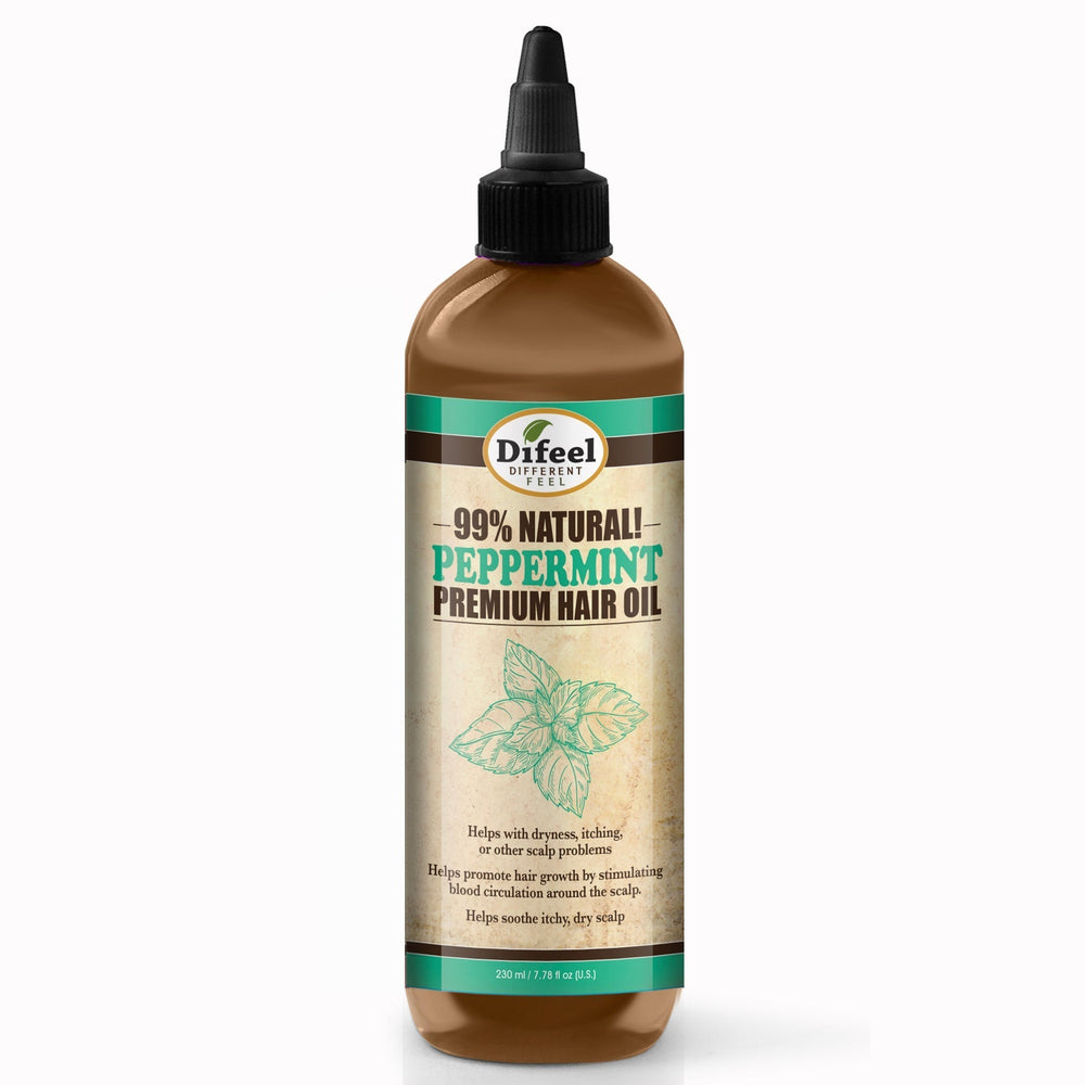 DIFEEL Premium Natural Hair Oil - Peppermint Oil 8 oz.