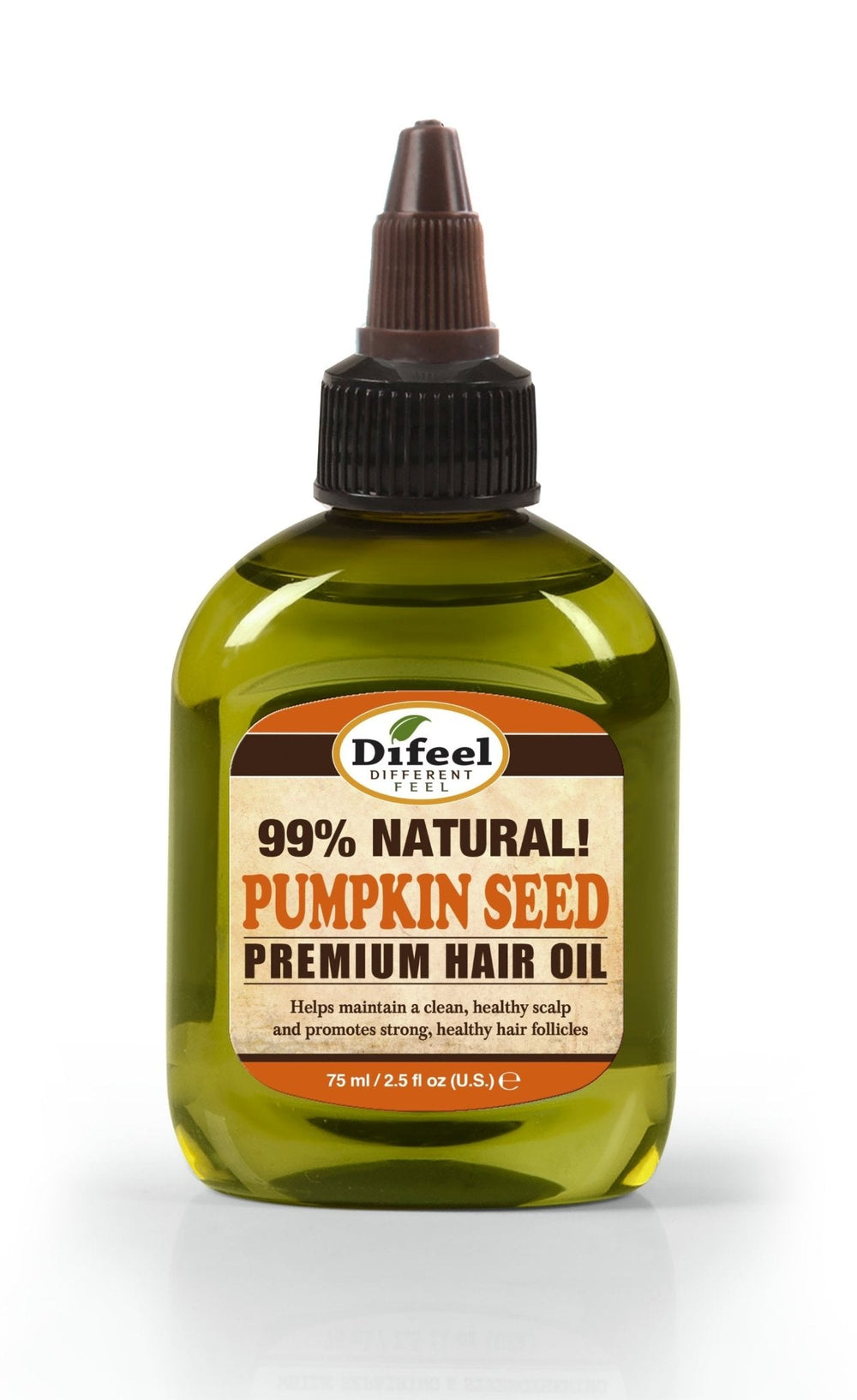 DIFEEL Premium Natural Hair Oil - Pumpkin Seed 2.5 oz.
