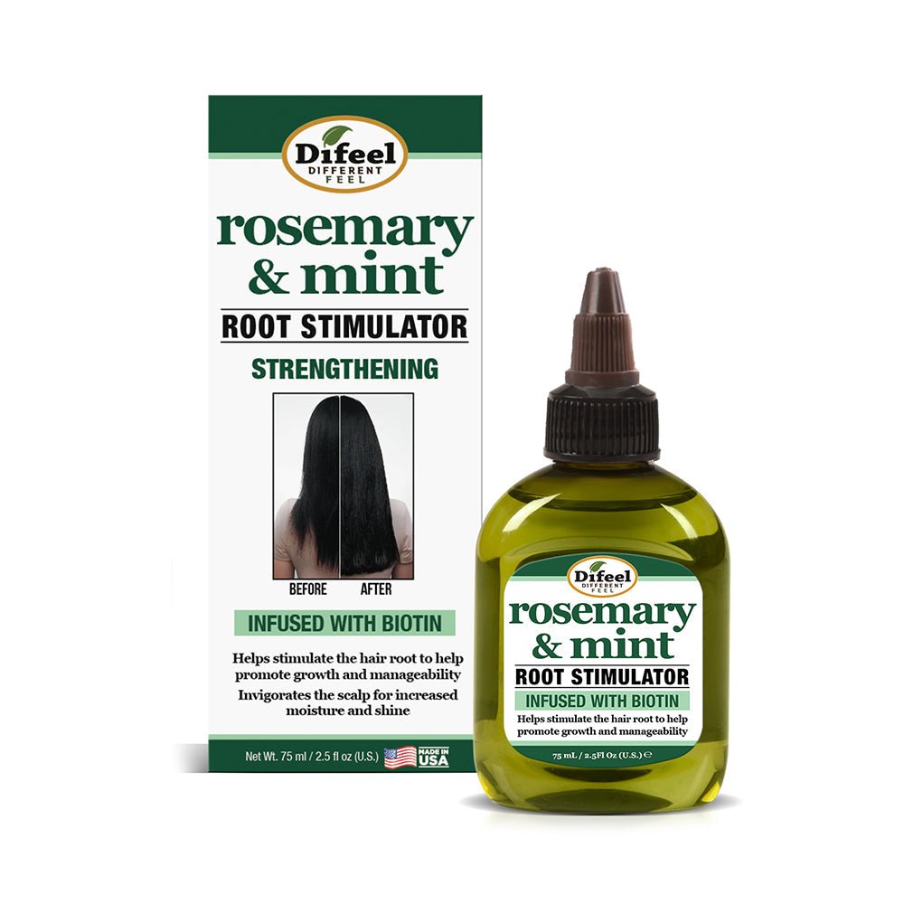 DIFEEL STIMULATEUR DE RACINES ROMARIN & MENTHE INFUSÉ À LA BIOTINE 2.5OZ