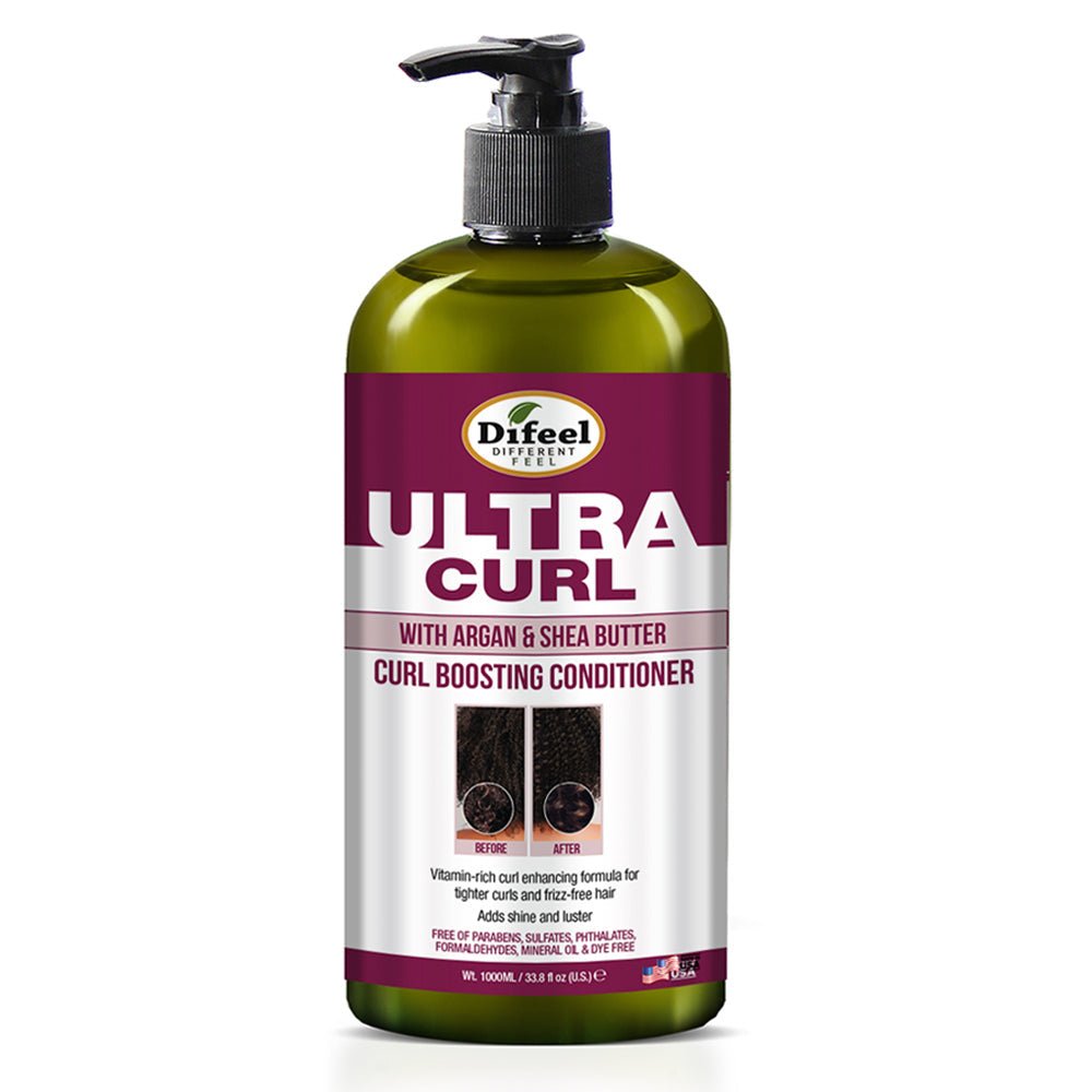 DIFEEL Ultra Curl with Argan & Shea Butter - Curl Boosting Conditioner 33.8 oz