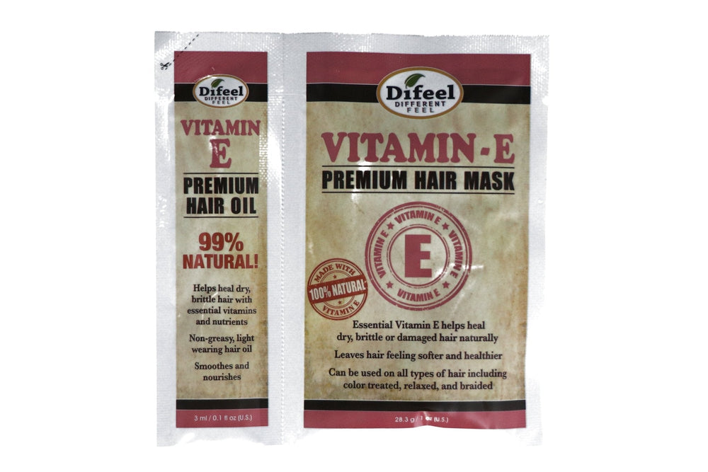 DIFEEL VITAMIN-E HAIR OIL & MASK 3ML+28.3G