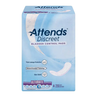 Discreet Ultimate Pad - 10 bags of 20 (200 Count)
