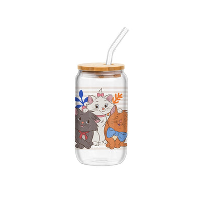 Disney Aristocats Chatons Mieux Ensemble Rayures Verre 16oz