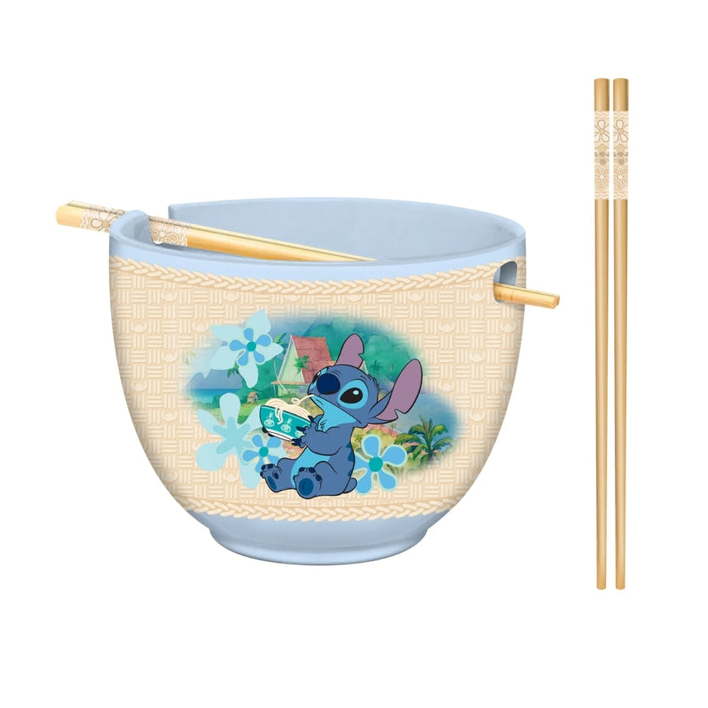 Bol à ramen en céramique Disney Stitch avec baguettes