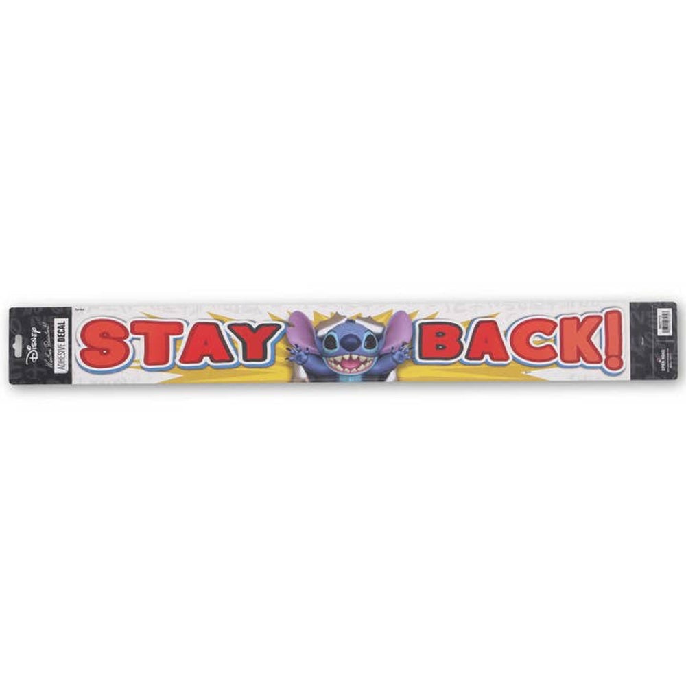 Autocollant adhésif long « Reste en arrière » de Stitch de Disney