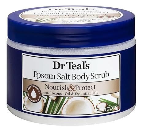 Dr Teal's Body Scrub Nourish & Protect 16 OZ