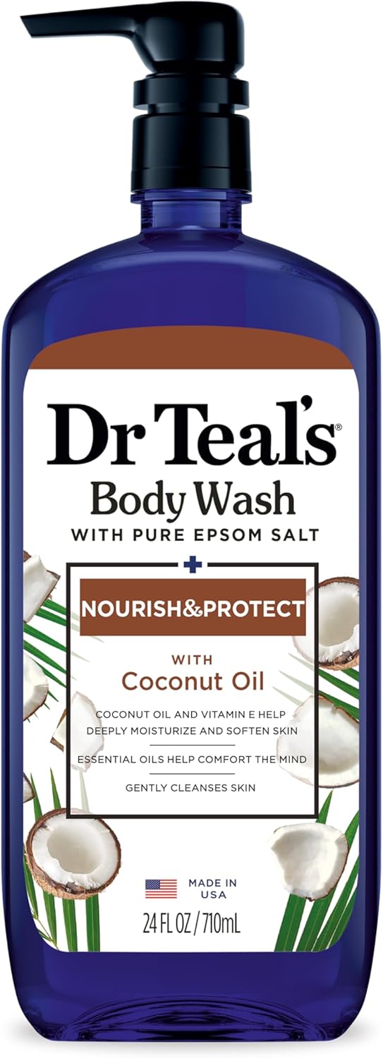 DR TEAL'S BODY WASH COCONUT OIL 24OZ — Beautylicious Canada