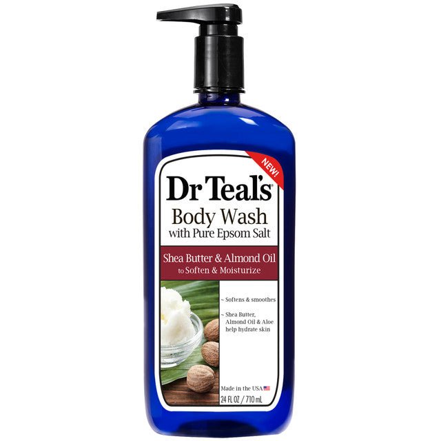 DR TEAL'S BODY WASH SHEA BUTTER & ALMOND OIL 24OZ — Beautylicious Canada