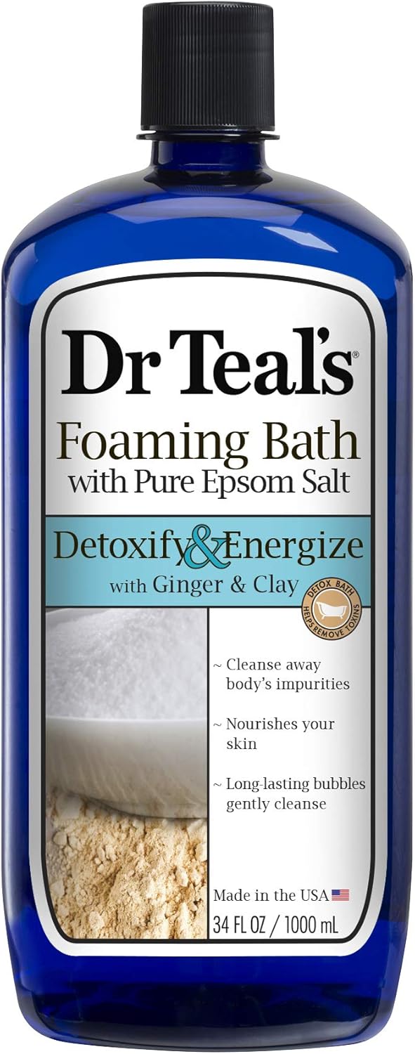DR TEAL'S Epsom Salt Detoxify and Energize 34 OZ