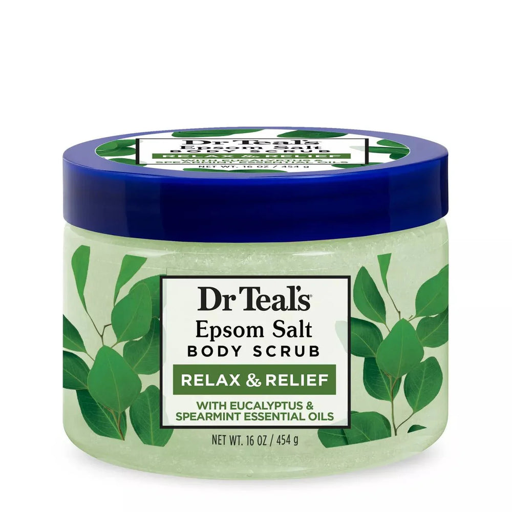 Dr Teal's Exfoliate & Renew Eucalyptus & Spearmint Epsom Salt Body Scrub - 16oz