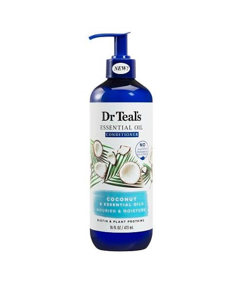 DR TEAL'S Nourish & Moisture Essential Oil Conditioner Coconut Oil 16 Oz