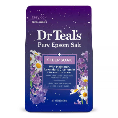 SEL D'EPSOM PUR DE DR TEAL MÉLATONINE BAIN DE SOMMEIL 1,36 KG
