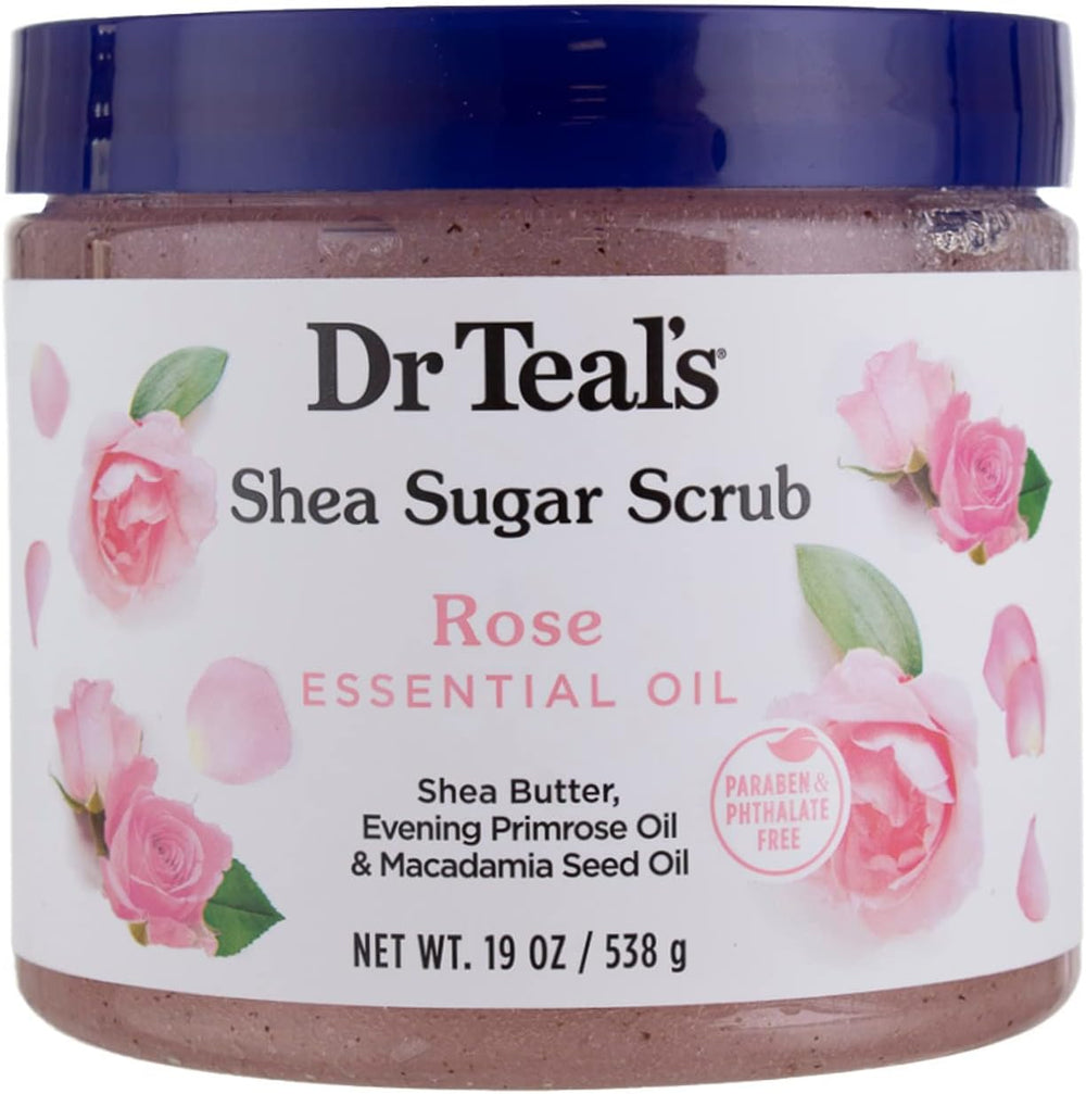DR TEALS GOMMAGE AU SUCRE KARITÉ ROSE 19OZ