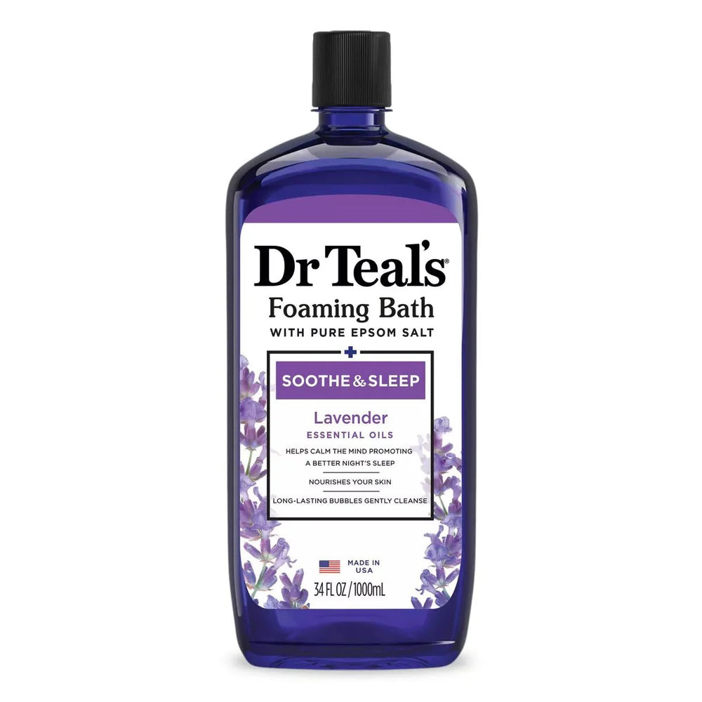 Dr Teal's Soothe & Sleep Lavender Foaming Bubble Bath 34OZ