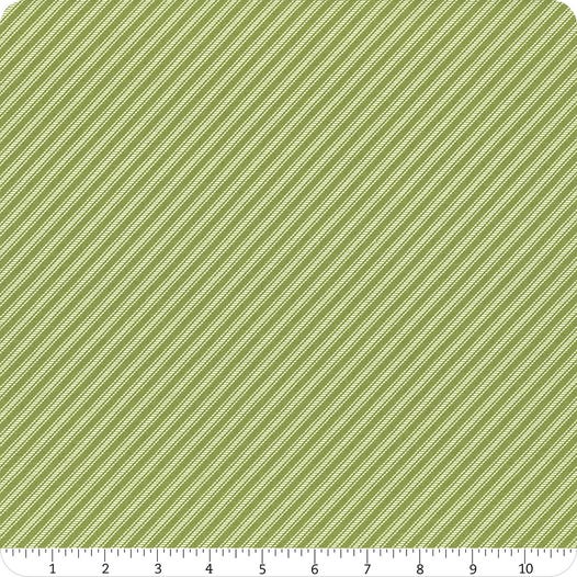 Dwell by Camille Roskelley - Green Grass Ticking Stripe - 55274-17 — Cottage Quilting Ltd.