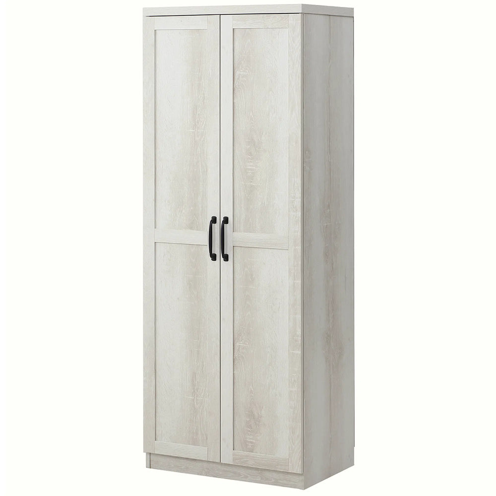 63-Inch Kitchen Pantry Cabinet – 5-Tier Storage Cabinet with Doors & Adjustable Shelves (Canada & United States Delivery Only)