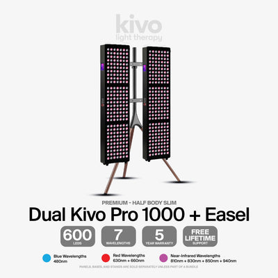 Kivo Pro 1000 Bundle: 2 x Pro 1000 & FREE Easel Stand