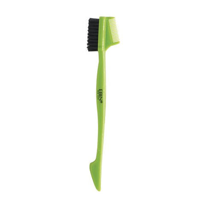 BROSSE ET PEIGNE À BORDS VERTS 3 EN 1 EBIN - TYPE DUR