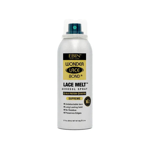EBIN SUPREME WONDER LACE BOND LACE MELT AEROSOL SPRAY SILVER 2.7OZ
