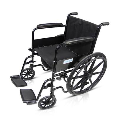 Economy Wheelchair 16″ or 18″ CH1090 | EZee Life Steel Frame | Buy in Canada