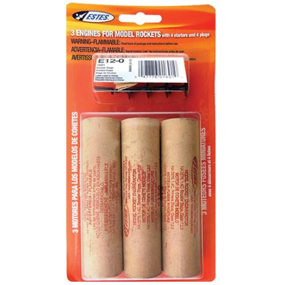 Moteurs Estes E12-0 (3 c.)