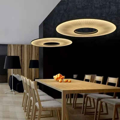 Lustres plissés créatifs de designer japonais pour salle à manger et chambre à coucher