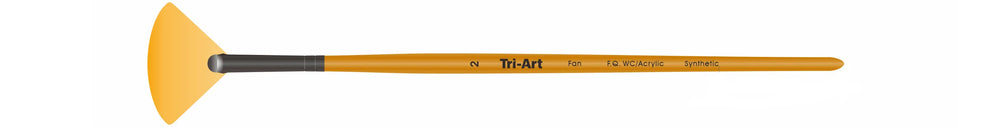 Pinceaux Tri-Art - Synthétique Court - WC/Acrylique - Éventail - 2