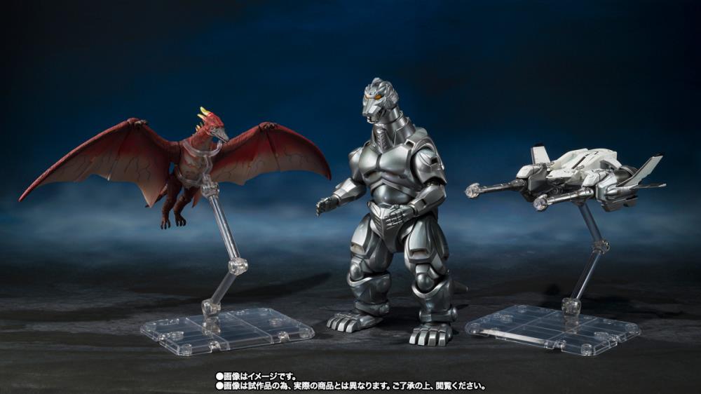 Ensemble S.H.MonsterArts Mechagodzilla, Garuda et Fire Rodan - Bataille décisive de Makuhari