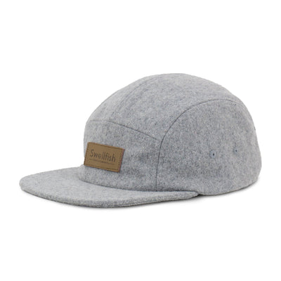 Casquette "Camp" en Laine Feutrée 5 Panneaux