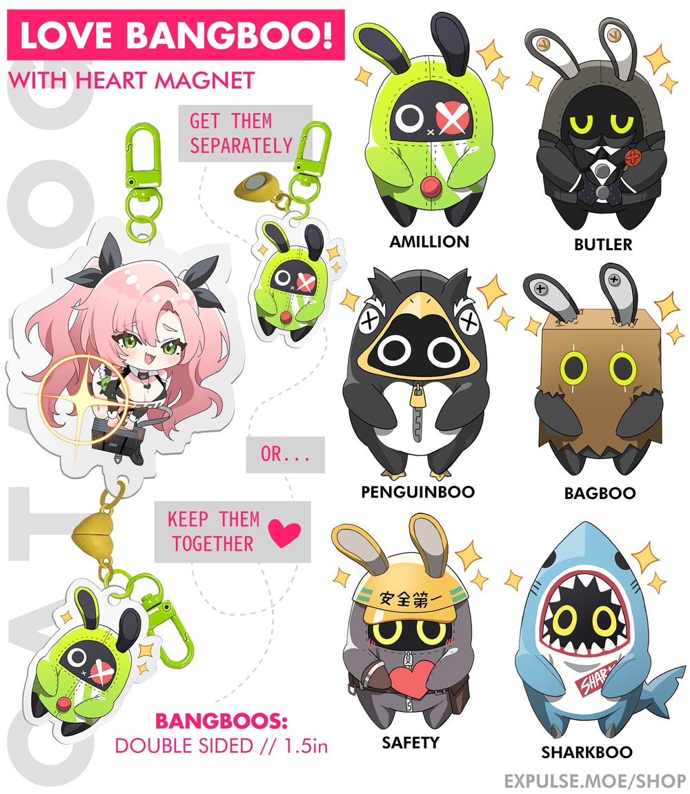 ZZZ: Zenless Zone Zero Bangboo Keychains