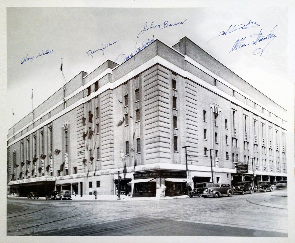 TORONTO MAPLE LEAFS PHOTO SIGNÉE 16" X 20" PAR STANLEY KENNEDY BOWER MAHOLICH ULLMAN WATSON NHL AUTOGRAPHE (20" X 16") – ESPOSITO DE COLLECTION AUTOGRAPHE – OBJET DE COLLECTION AUTHENTIQUE SIGNÉ