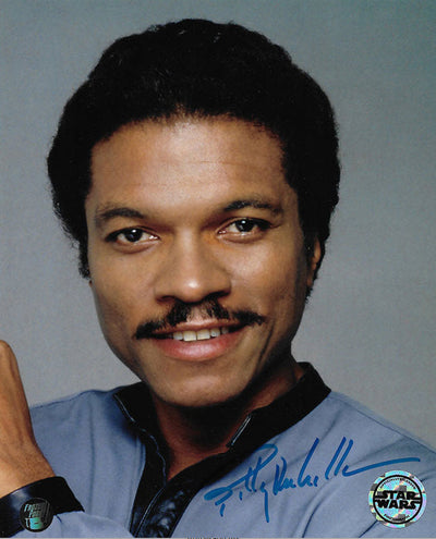 PHOTO DE 20 X 25 CM DE BILLY DEE WILLIAMS SIGNÉE STAR WARS – AUTOGRAPHE DE LANDO CALRISSIAN OBJET DE COLLECTION
