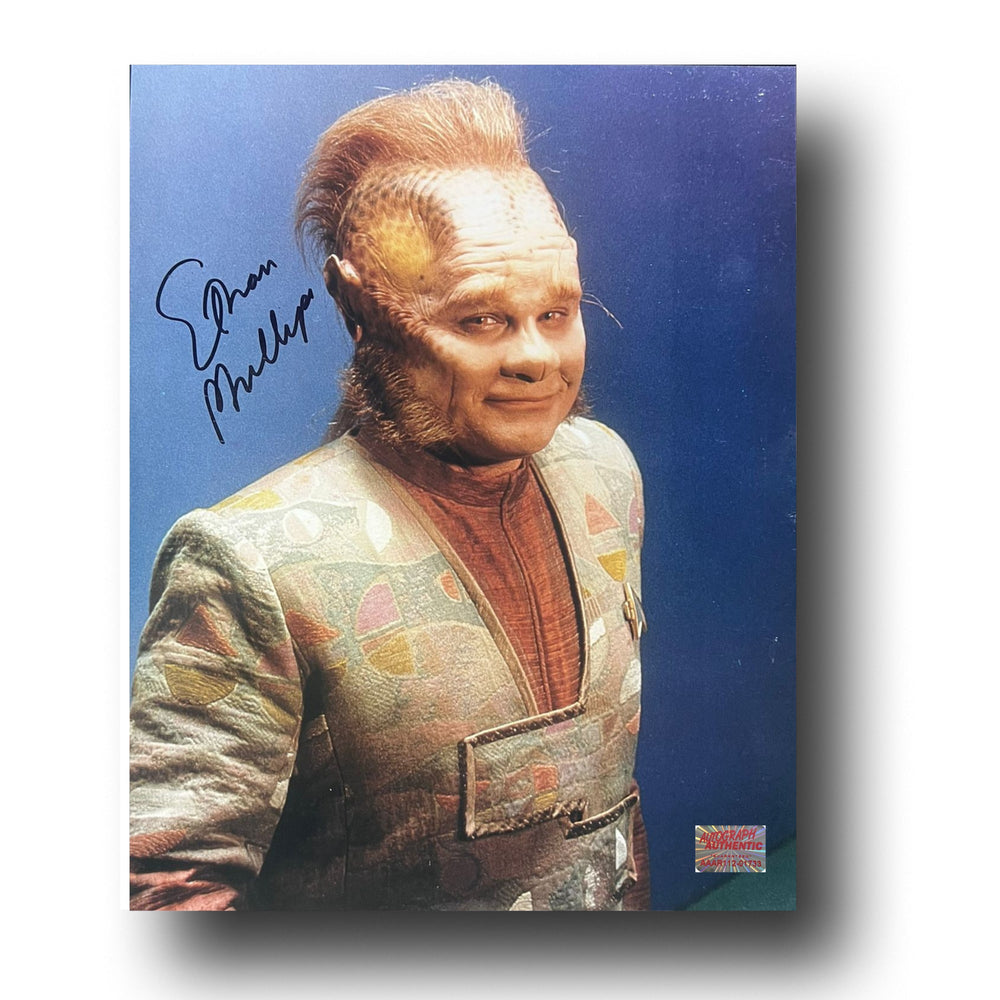 PHOTO AUTOGRAPHE D'ETHAN PHILLIPS - NEELIX 8X10 PHOTO SIGNÉE 8X10 OBJET DE COLLECTION