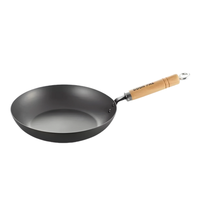 Yoshikawa Cook-Pal Ren Poêle à Frire en Acier au Carbone Nitruré de 24 cm