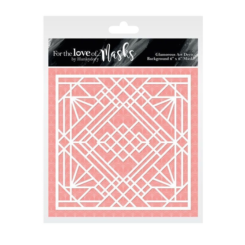 For The Love Of Masks - Glamorous Art Deco Background — Ecstasy Crafts