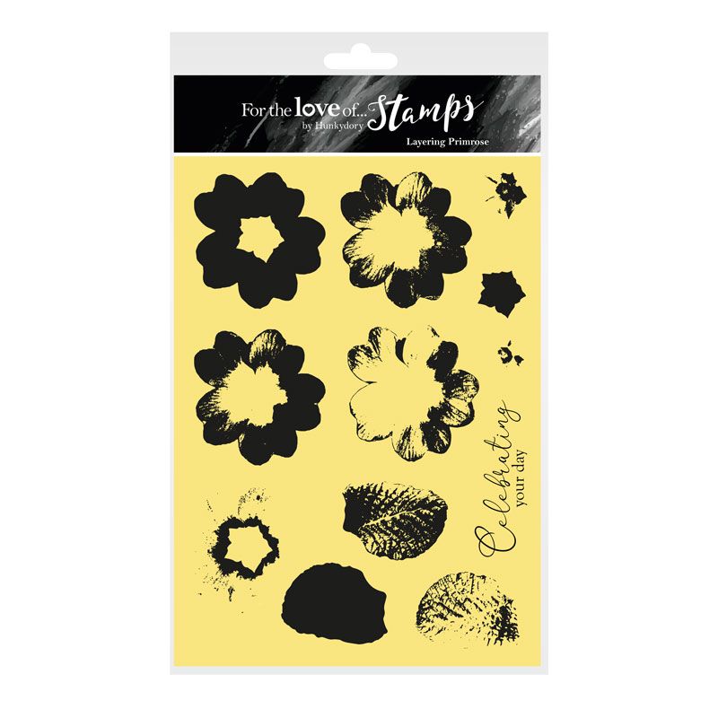 For The Love Of Stamps - Layering Primrose A5 Stamp Set — Ecstasy Crafts