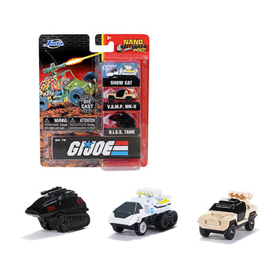 GI Joe 3pk Nano HR 1.65" Voitures