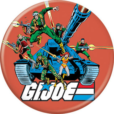 Groupe GI Joe avec bouton de char