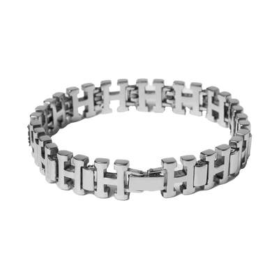 Bracelet 'H-Link' HUF - Argent
